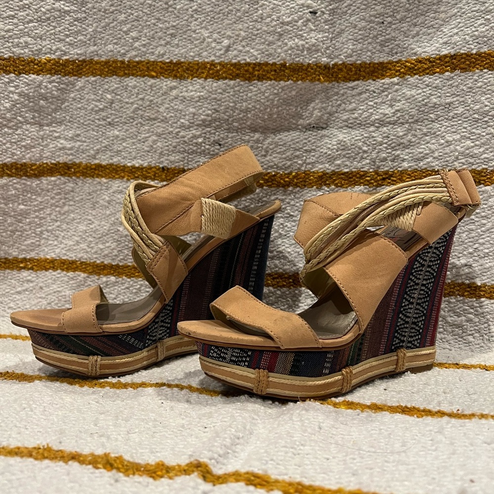 Rachel Roy Leather Wedge